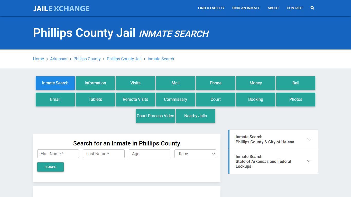 Phillips County Jail, AR Inmate Search: Roster & Mugshots